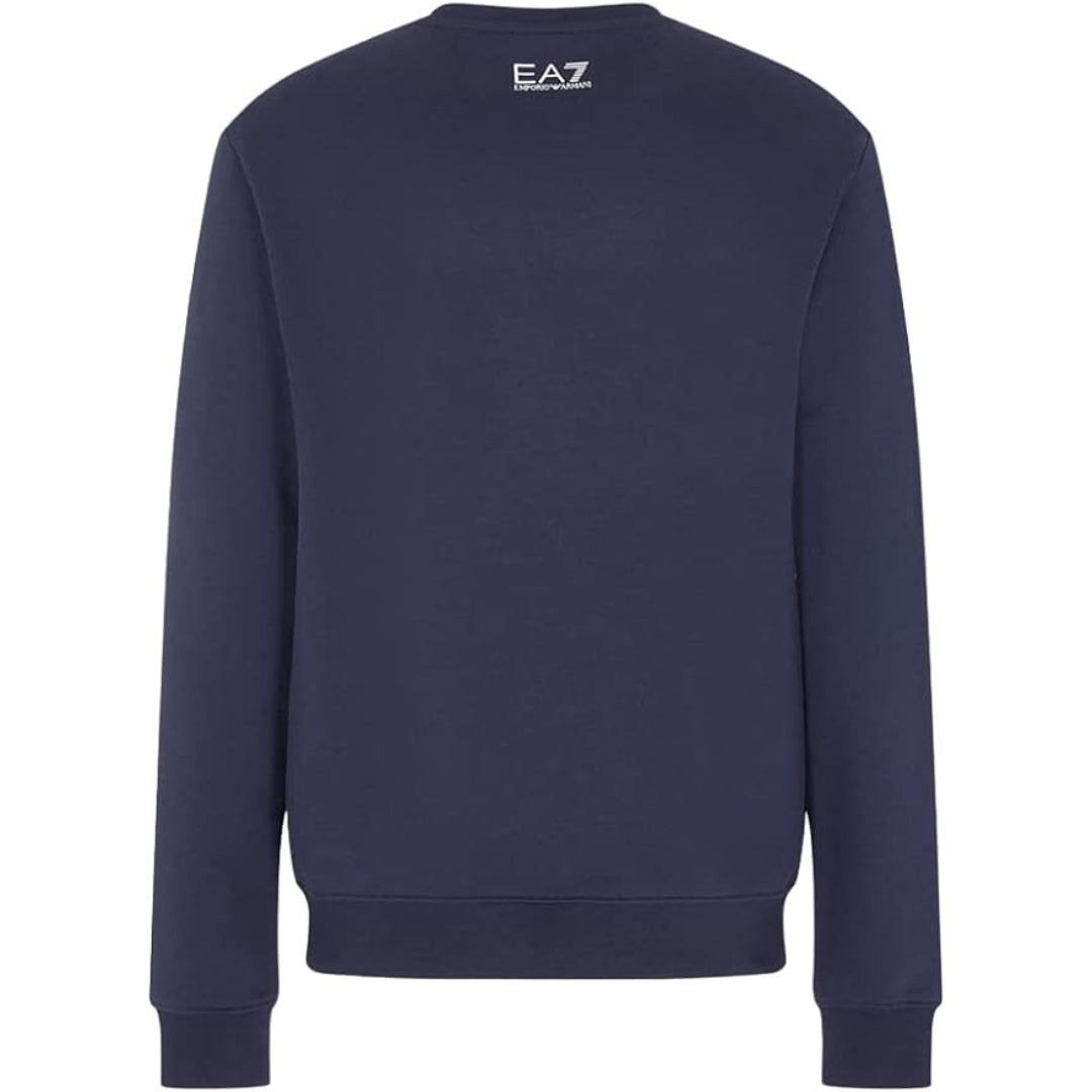 EA7 Large Brand Logo Navy Blue Sweatershirt Nova Clothing