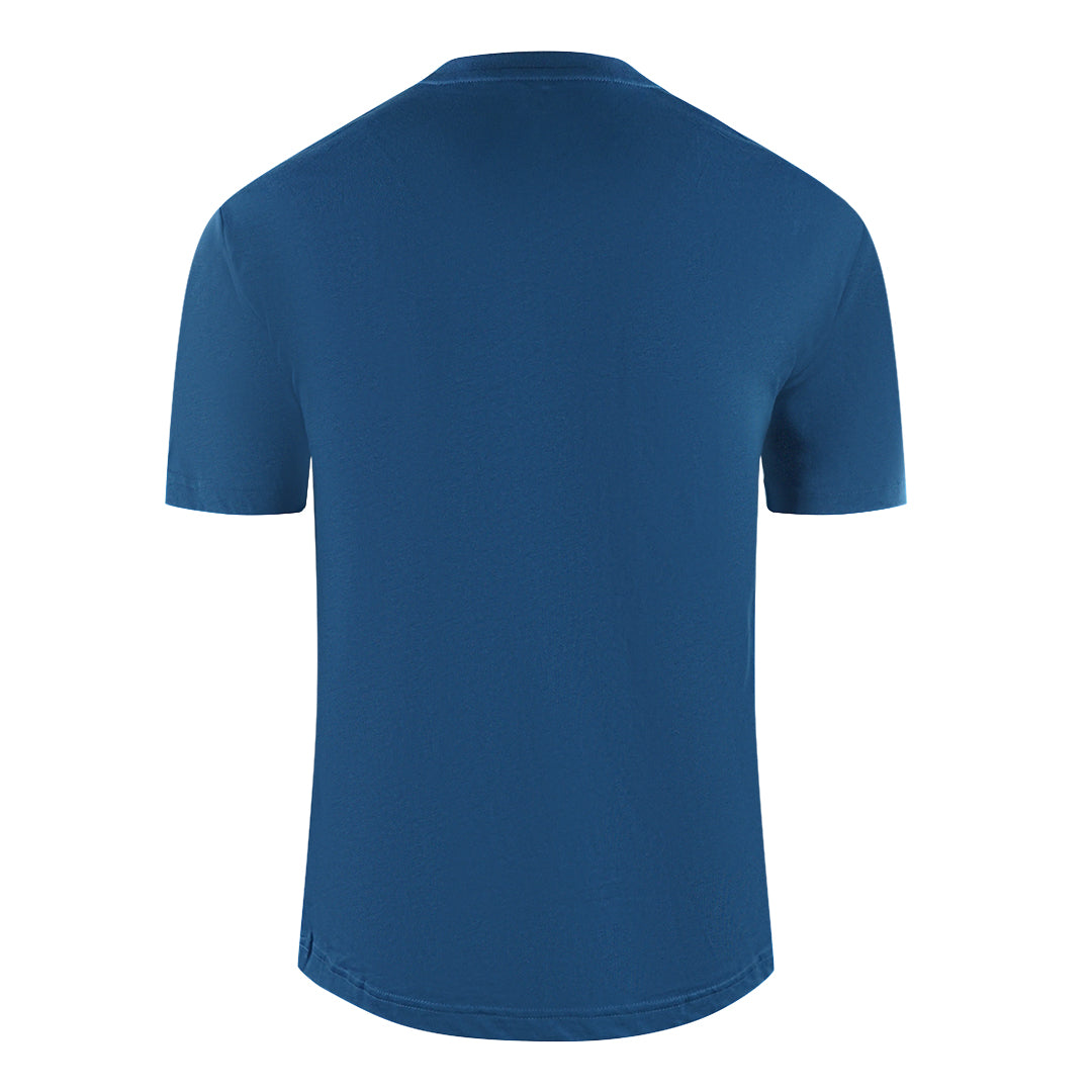 EA7 Box Logo Blue T-Shirt