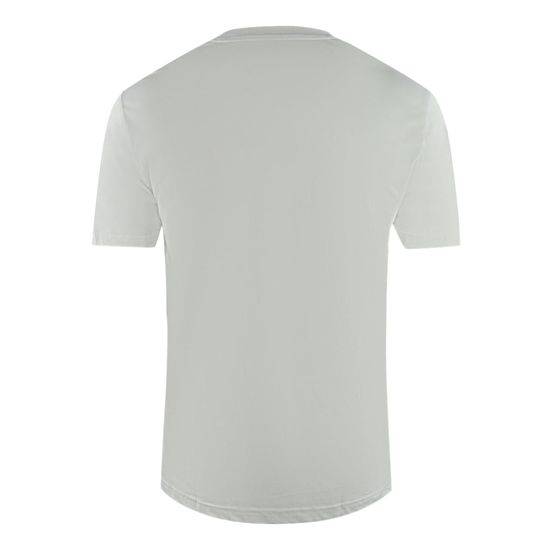 EA7 Box Logo White T-Shirt - XKX LONDON