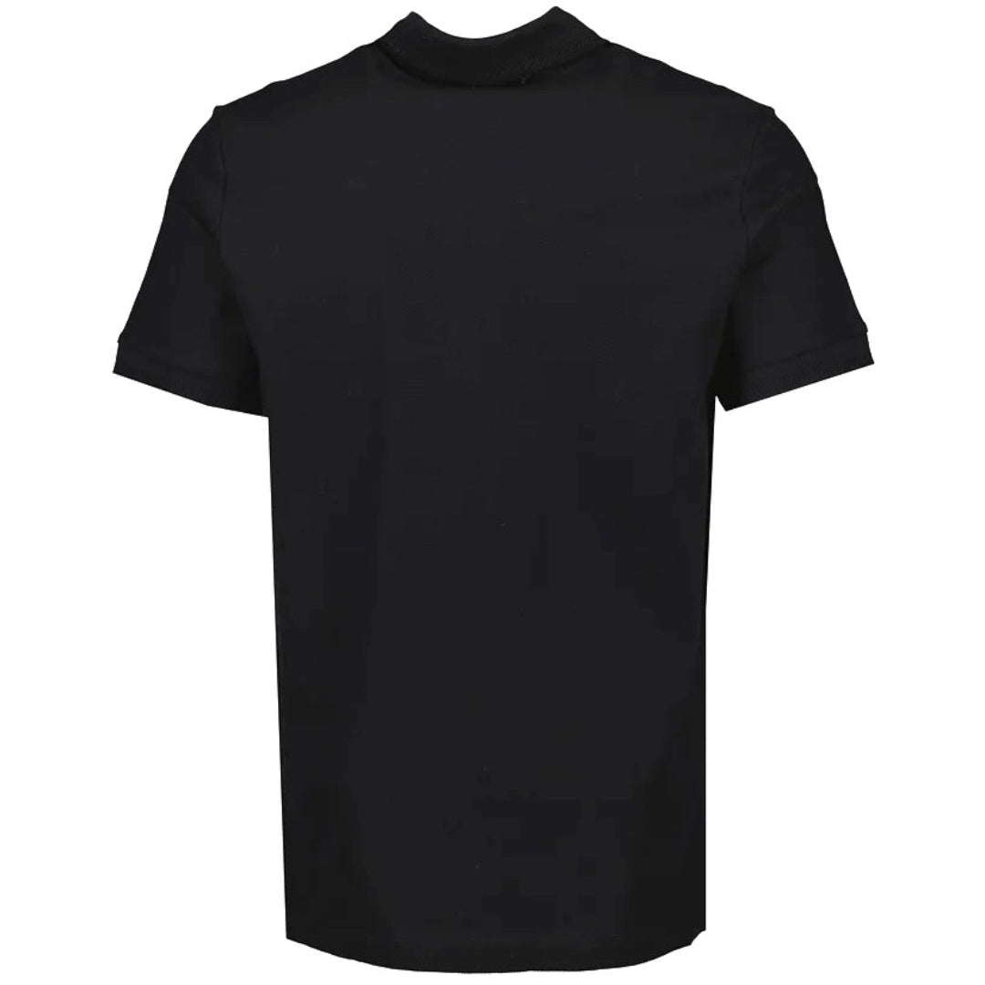 Burberry Branded Circle Logo Black Polo Shirt - XKX LONDON