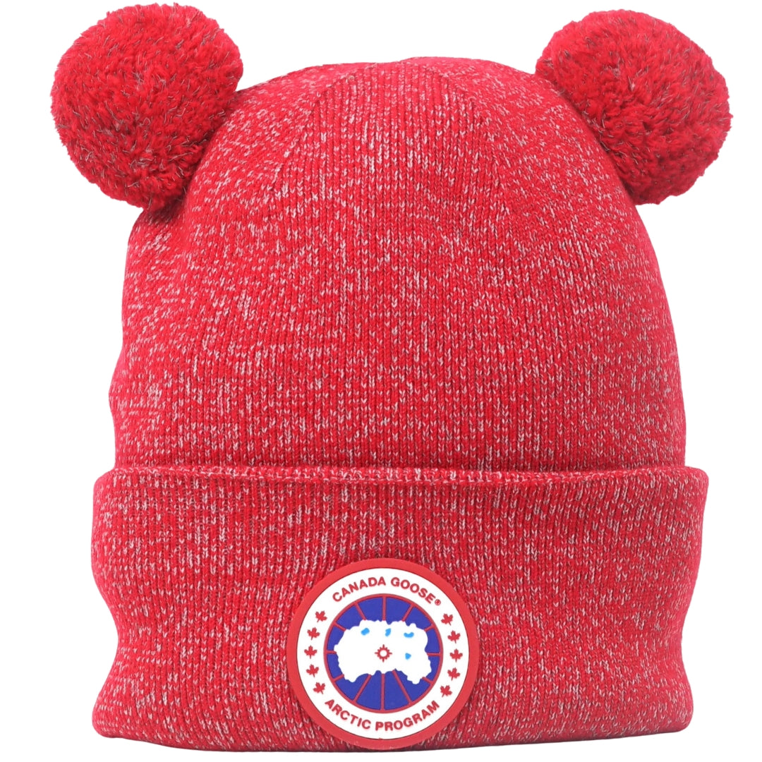 Canada Goose X Angel Chen Double Pom Toque Red Beanie