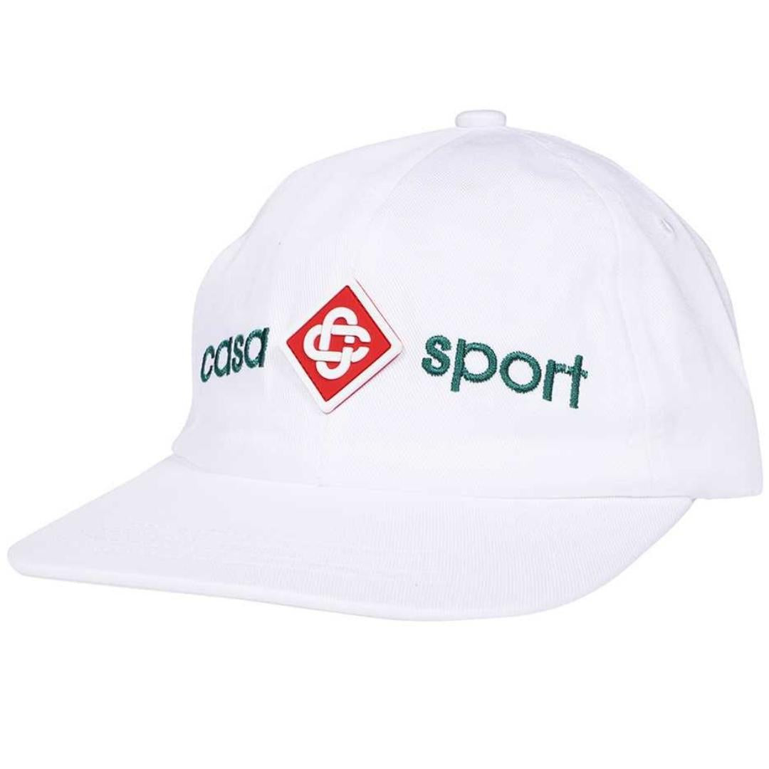 Casablanca Casa Sport Logo White Cap - XKX LONDON