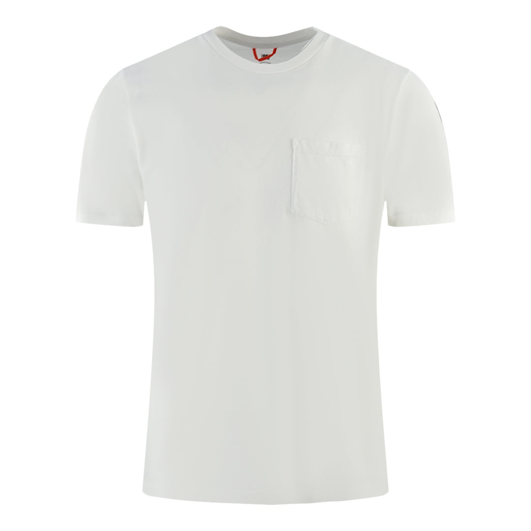 Parajumpers Basic Tee Chest Pocket White T-Shirt Parajumpers