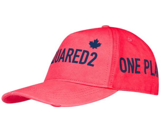 Dsquared2 One Planet Logo Red Cap Dsquared2