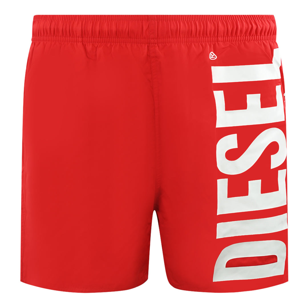 Diesel BMBX-WAVE-WF Red Swim Shorts Diesel