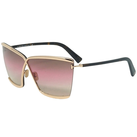 Tom Ford Elle FT0936 28F Shiny Rose Gold Sunglasses - XKX LONDON