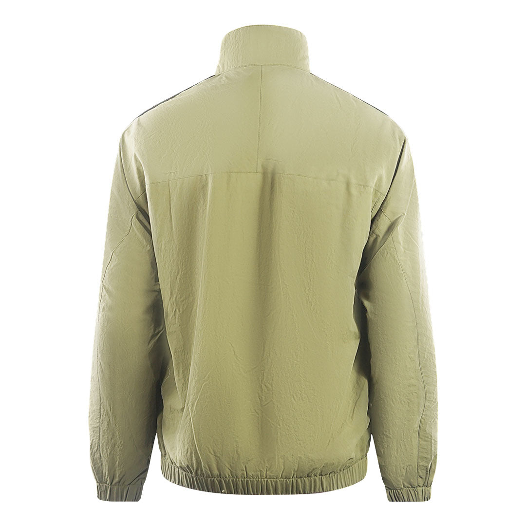 Fred Perry Tonal Taped Military Green Track Jacket - XKX LONDON