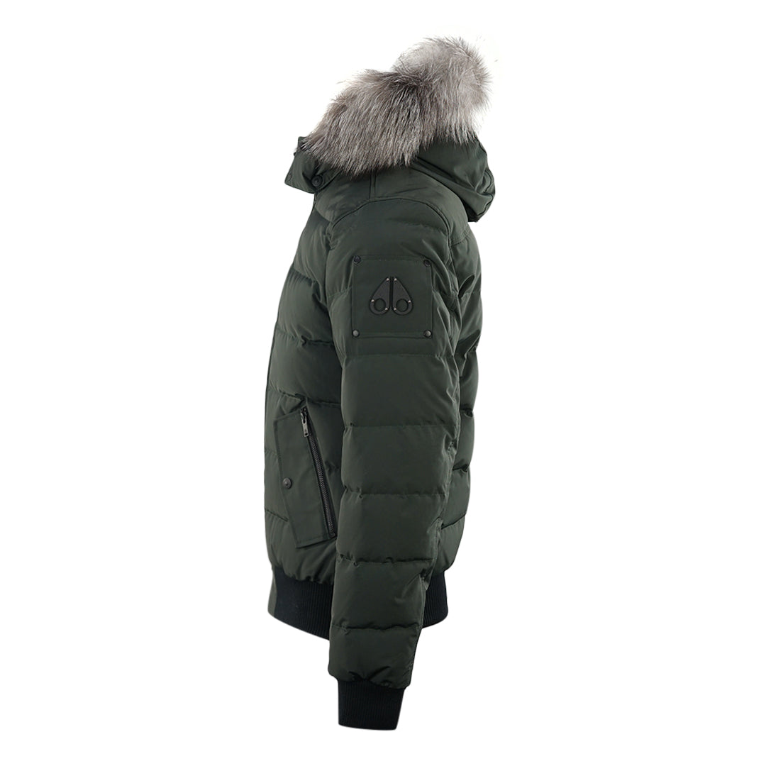 Moose Knuckles Scotchtown Can Army Bomber Down Jacket - XKX LONDON
