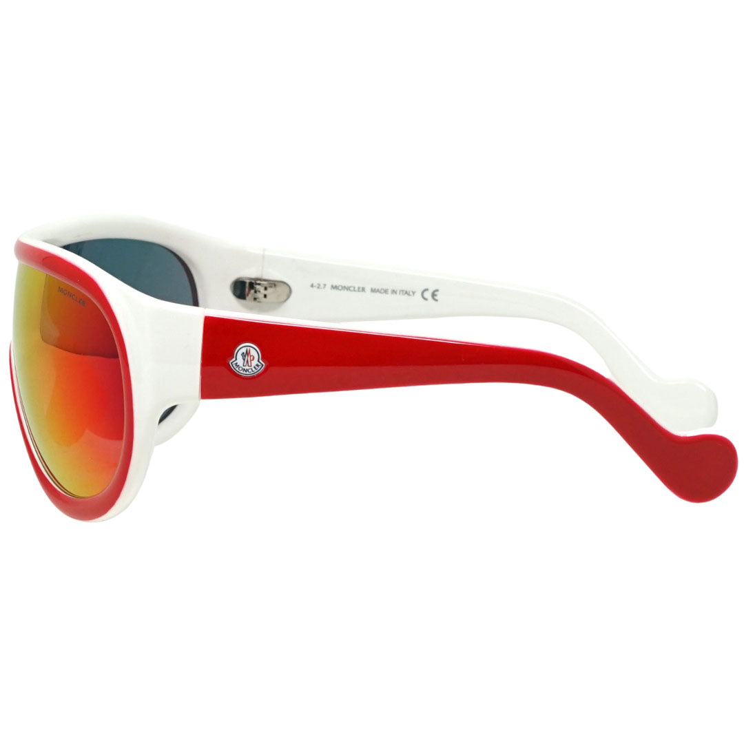 Moncler ML0047 68C 00 White Sunglasses