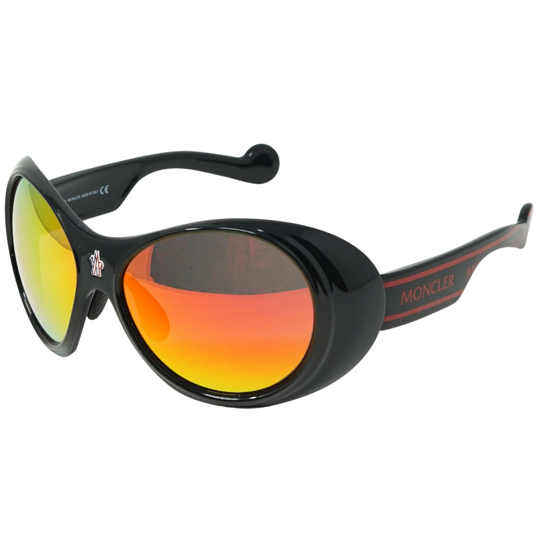 Moncler ML0148 01C 64 Black Sunglasses
