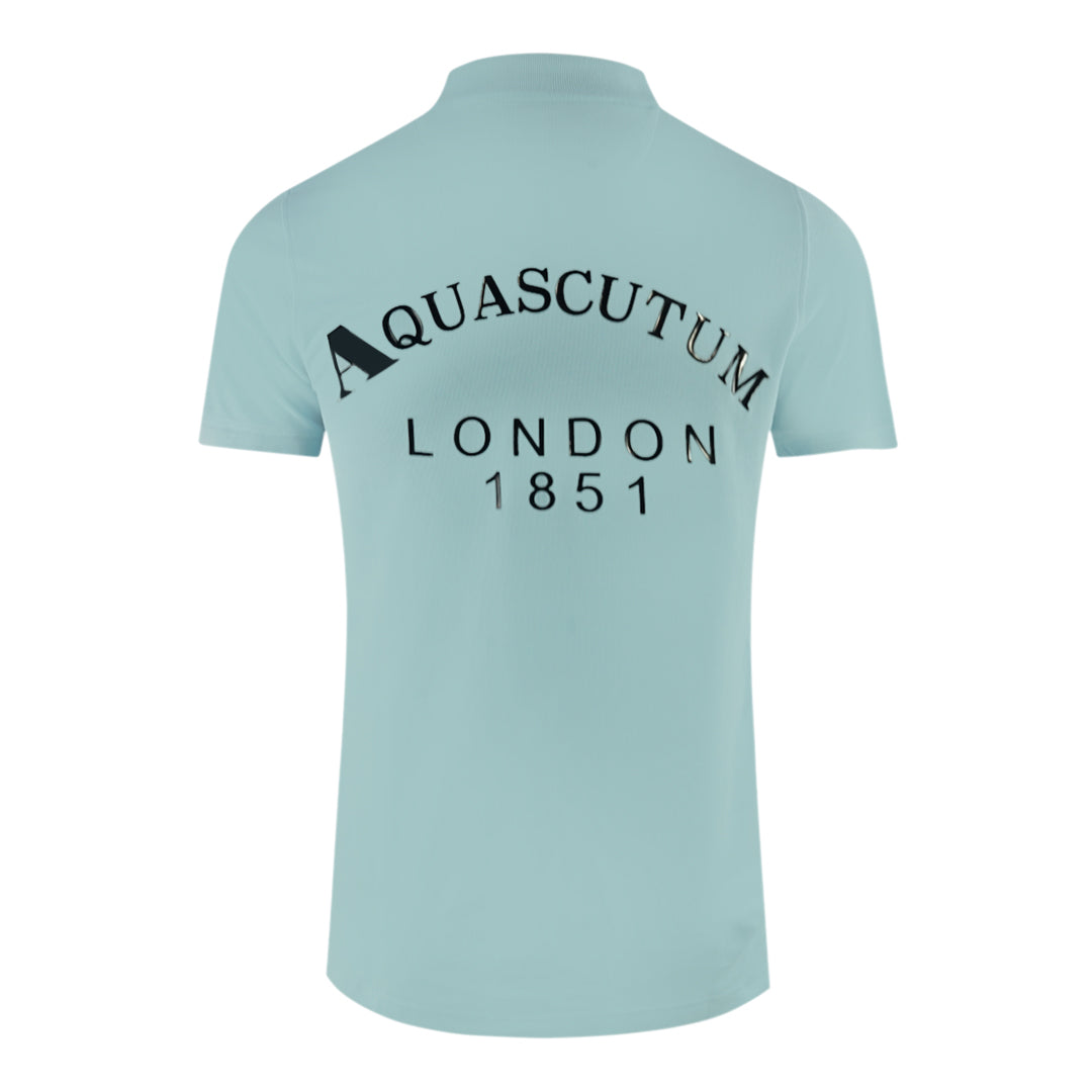 Aquascutum London 1851 Light Blue Polo Shirt Aquascutum