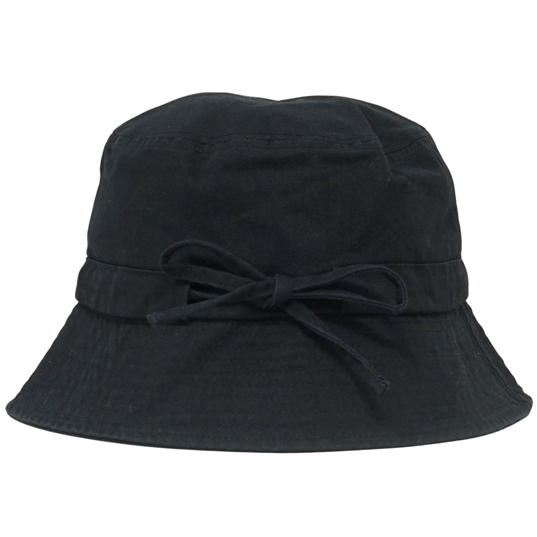 Parajumpers Bold Embroidered Logo Black Bucket Hat Parajumpers