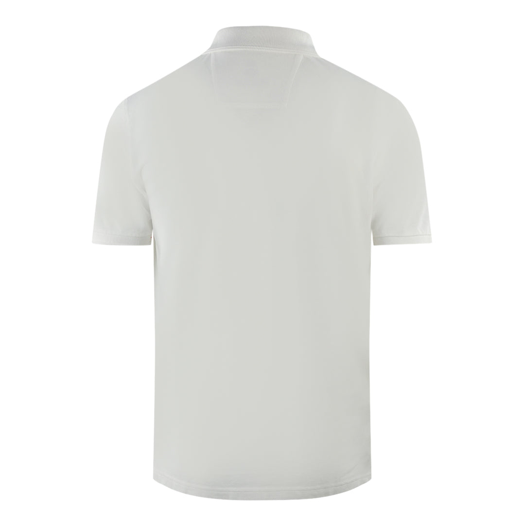 Parajumpers Patch Polo Patch Logo Off White Polo Shirt Parajumpers