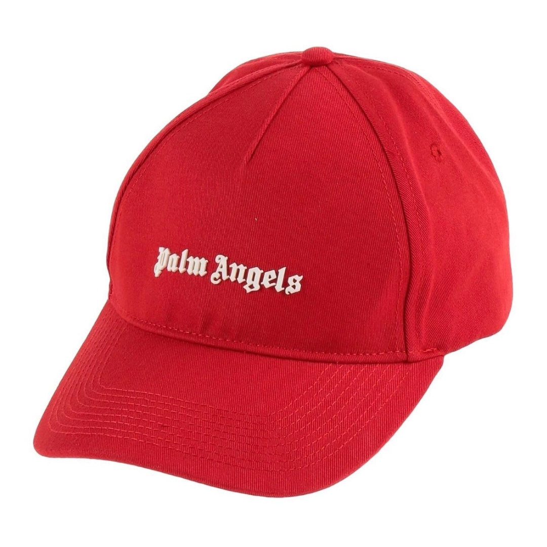 Palm Angels Logo Red Cap Palm Angels