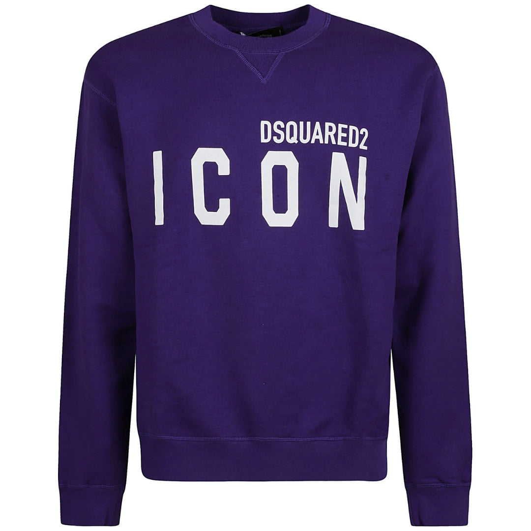 Dsquared2 Icon Logo Cool Fit Purple Sweatshirt