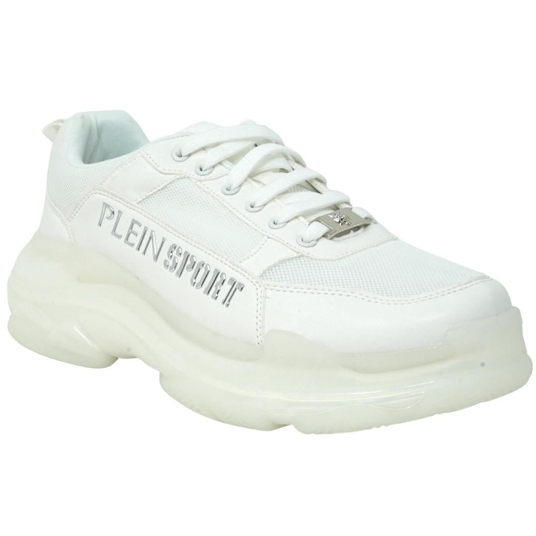 Plein Sport Logo White Sneakers Plein Sport