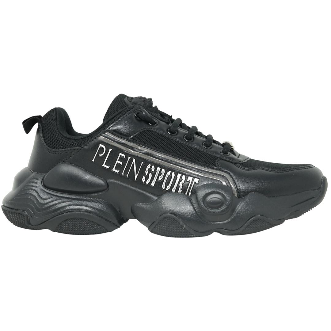 Plein Sport Bold Brand Logo Black Sneakers Plein Sport