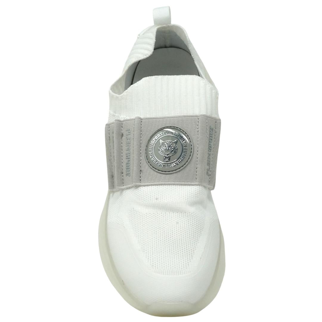 Plein Sport Logo Sock White Sneakers Philipp Plein Sport