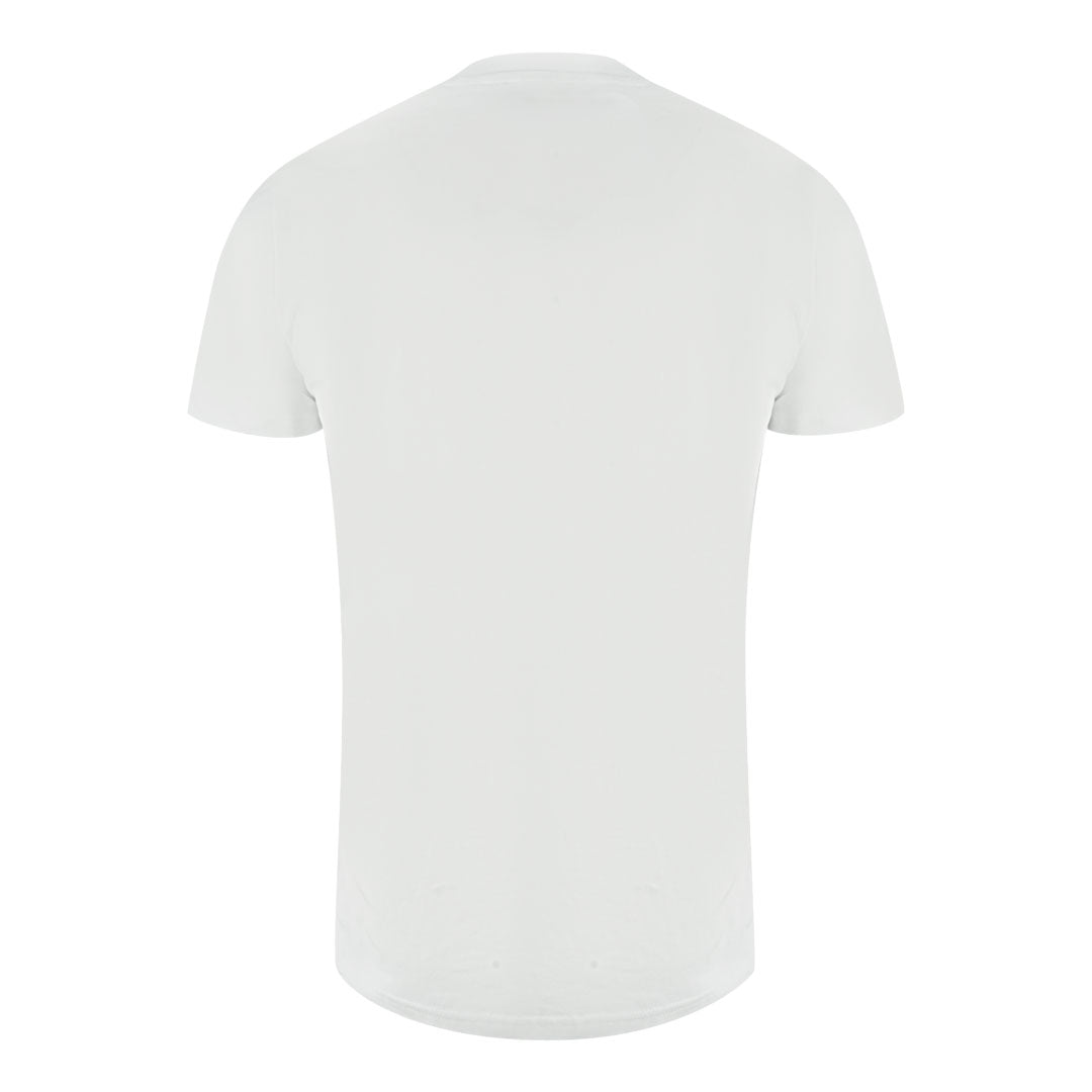 Aquascutum London 1851 Split Logo White T-Shirt Aquascutum