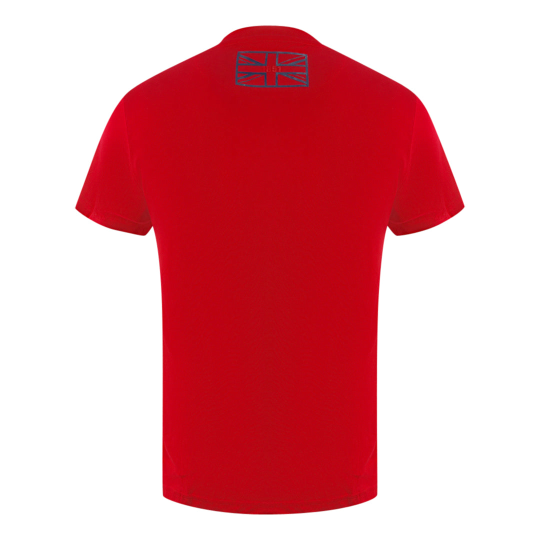 Aquascutum London Circle Logo Red T-Shirt Aquascutum