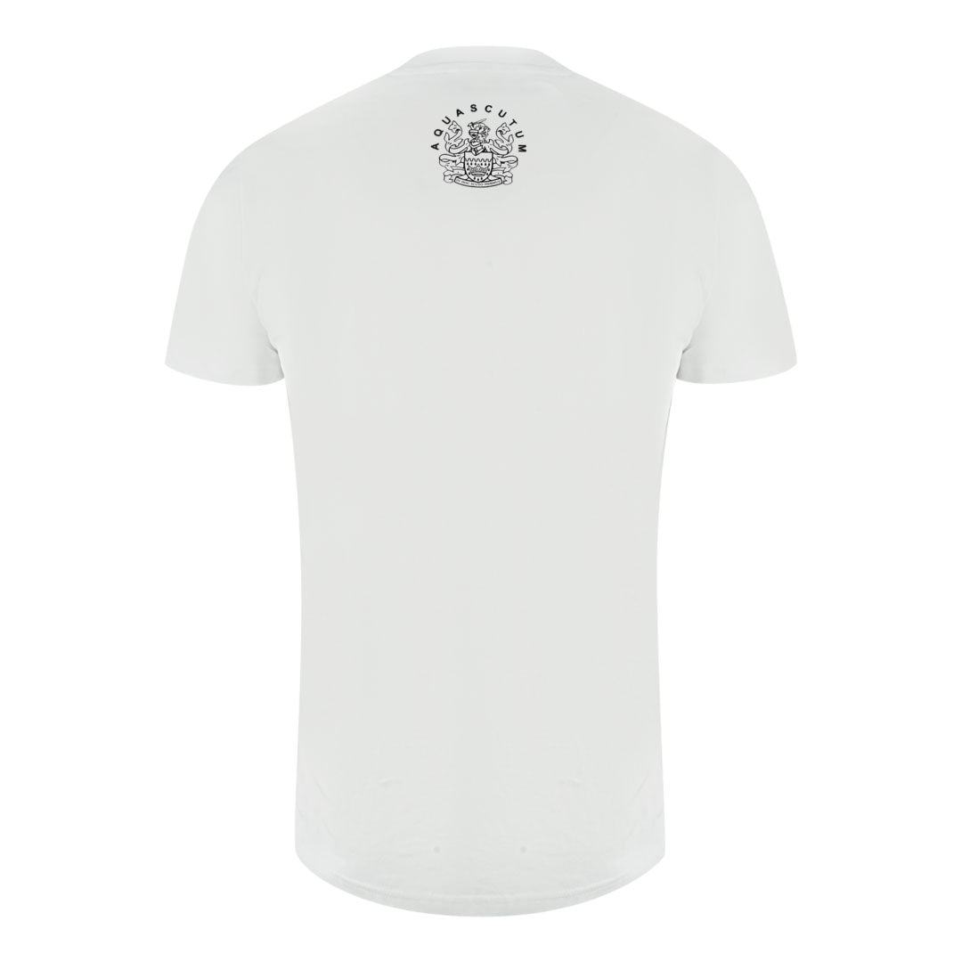 Aquascutum London Embroidered A Logo White T-Shirt Aquascutum