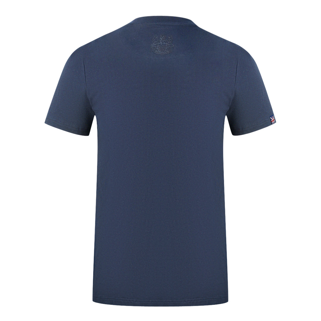 Aquascutum T01223 85 Navy Blue T-Shirt Aquascutum