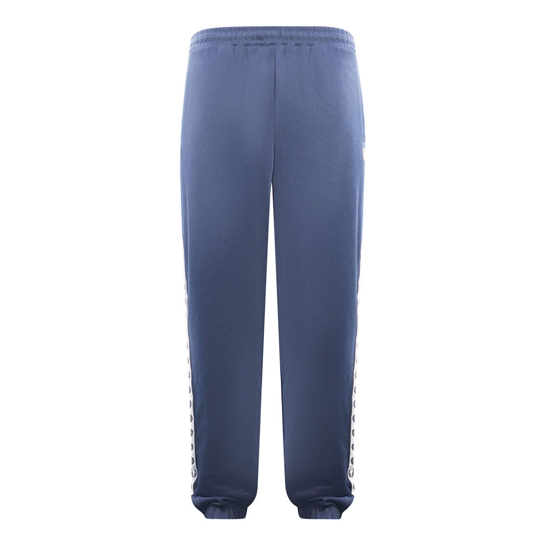 Fred Perry T2507 266 Tonal Tape Carbon Blue Sweat Pants - XKX LONDON