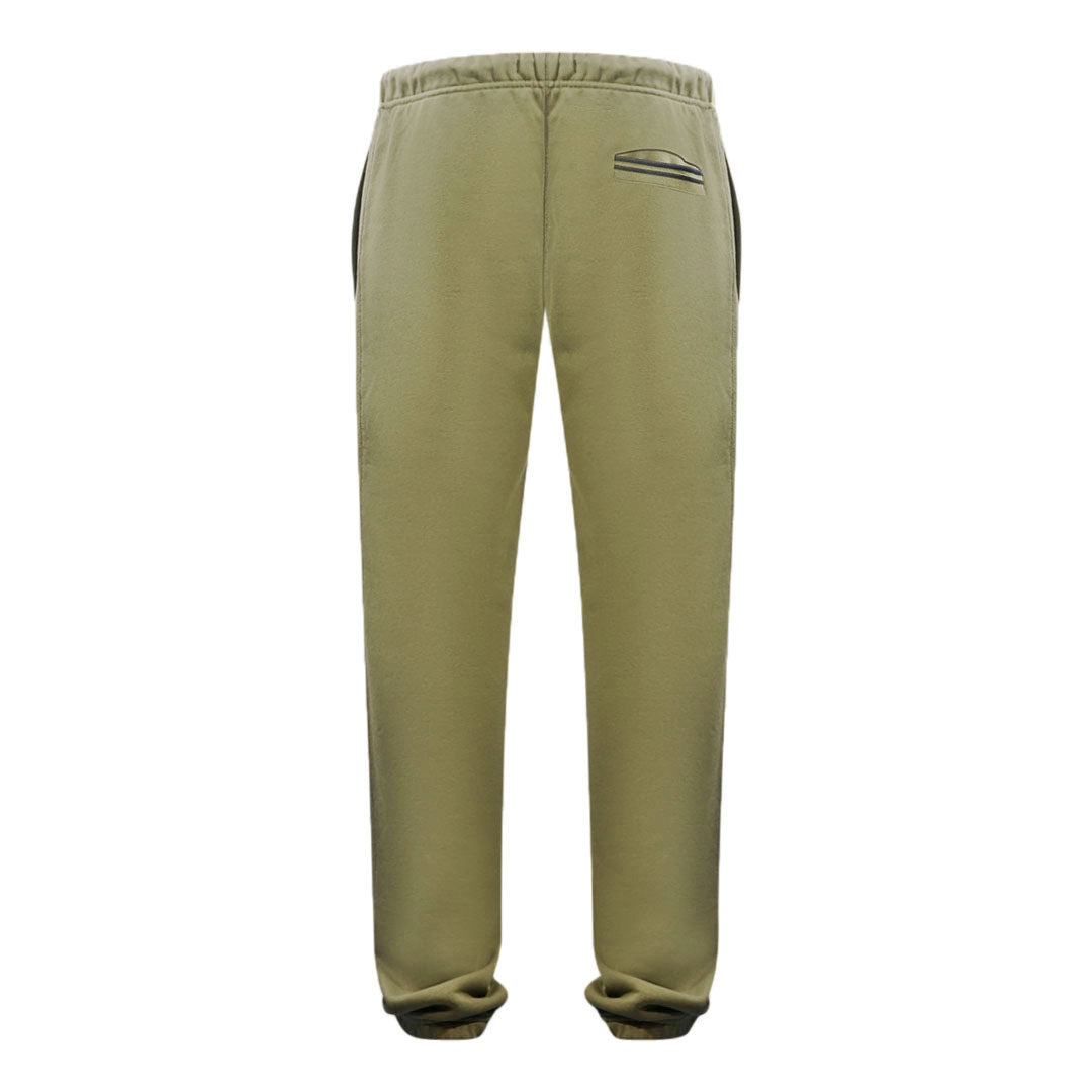 Fred Perry Loop Back Military Green Sweat Pants - XKX LONDON