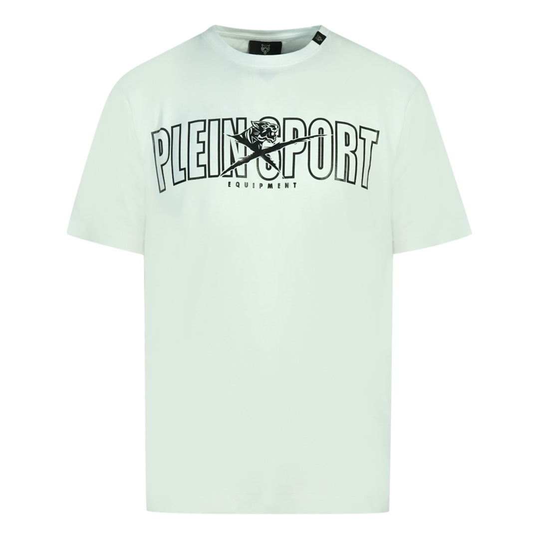 Plein Sport Bold Branded Logo White T-Shirt Philipp Plein Sport