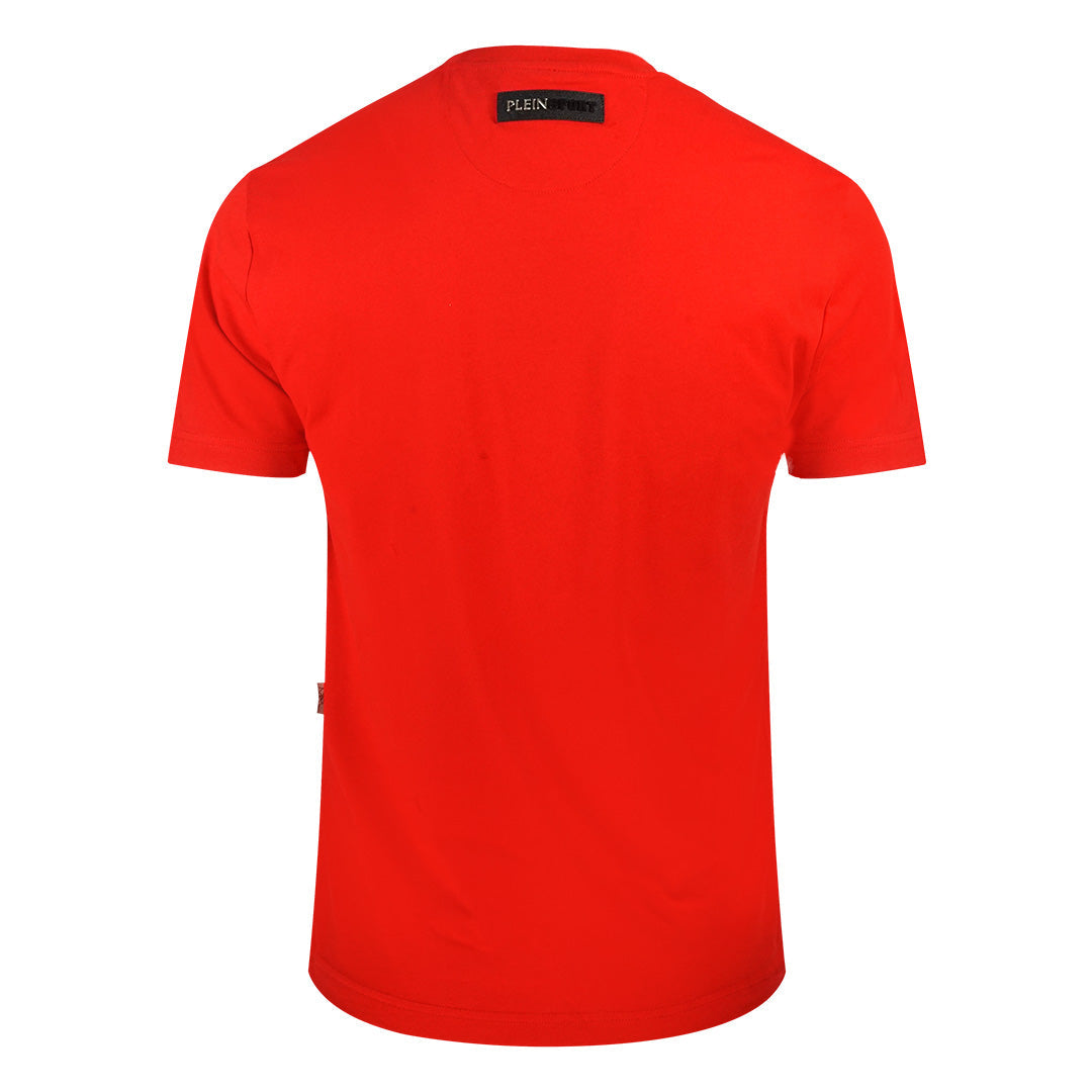Plein Sport Bold Branded Logo Red T-Shirt Philipp Plein Sport