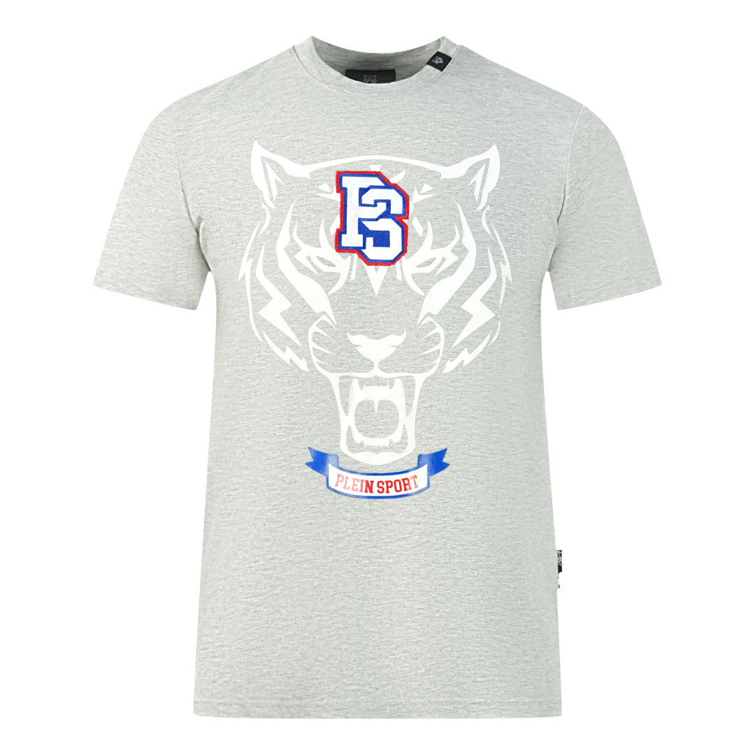 Plein Sport PS Tiger Logo Grey T-Shirt Plein Sport