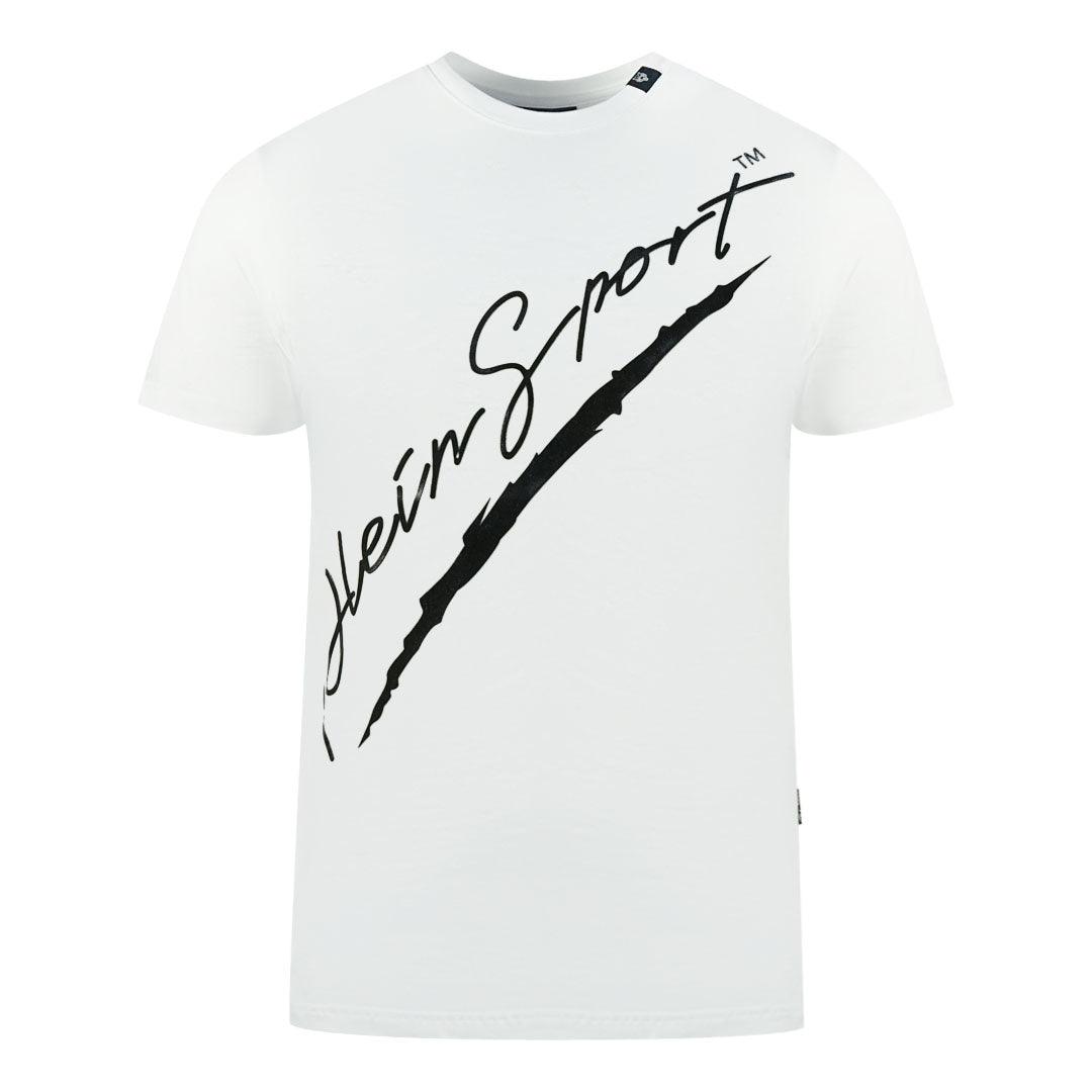 Plein Sport Signature White T-Shirt - XKX LONDON