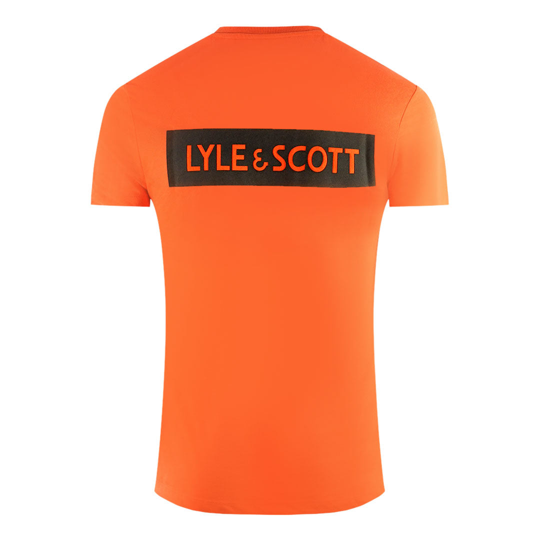 Lyle & Scott Back Print Orange T-Shirt Lyle & Scott