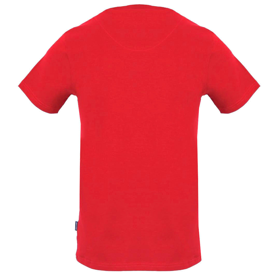 Aquascutum Distorted Logo Red T-Shirt
