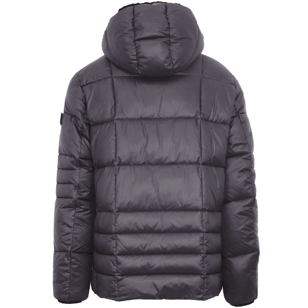 Plein Sport Small Circle Logo Quilted Grey Jacket - XKX LONDON