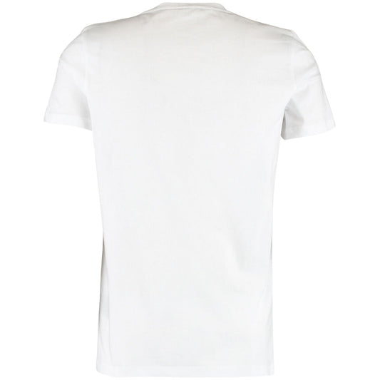 Balmain Mens T-Shirt WH1EF000 BB69 GAD White