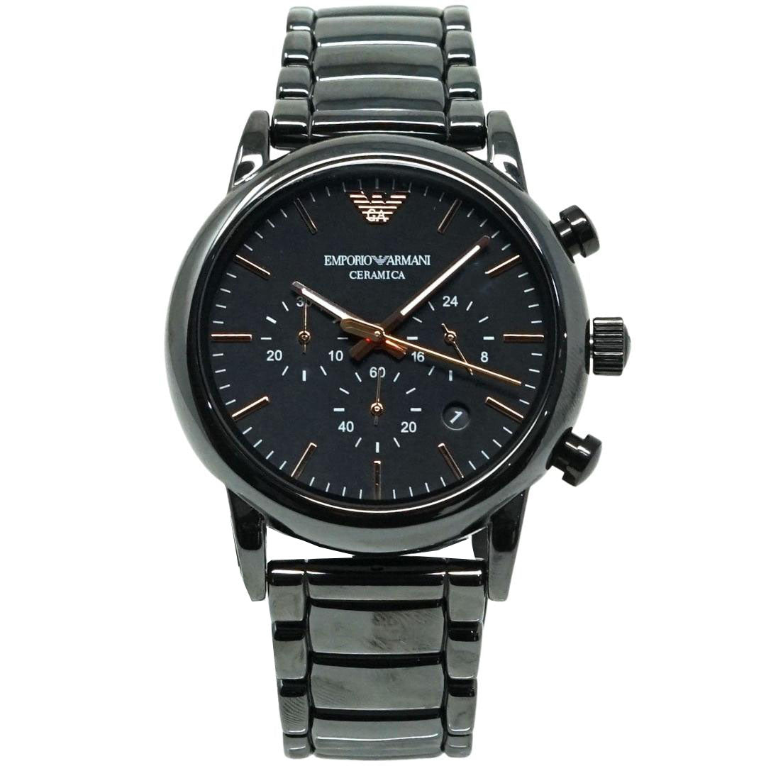 Emporio Armani AR1509 Dark Silver Watch