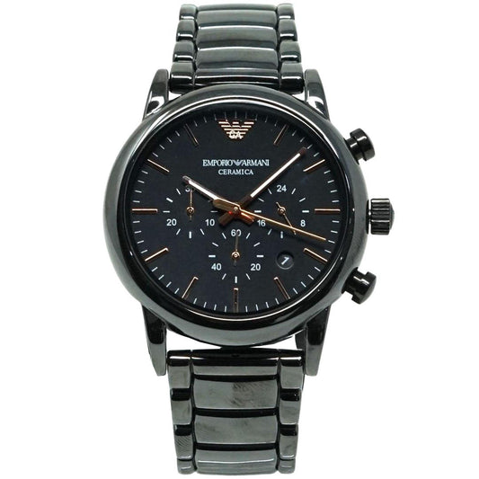 Emporio Armani AR1509 Dark Silver Watch Emporio Armani