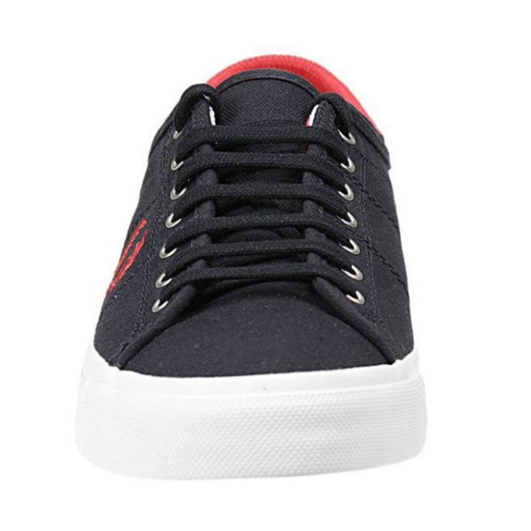 Fred Perry B5210U 608 Kendrick Tipped Cuff Canvas Mens Trainers Fred Perry
