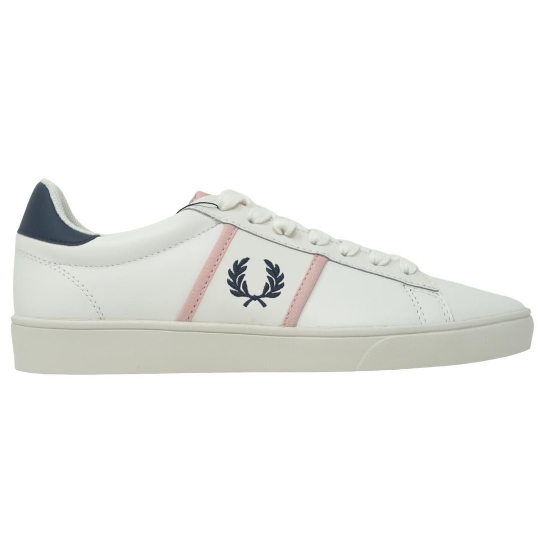 Fred Perry B8256 129 Mens White Trainers - XKX LONDON