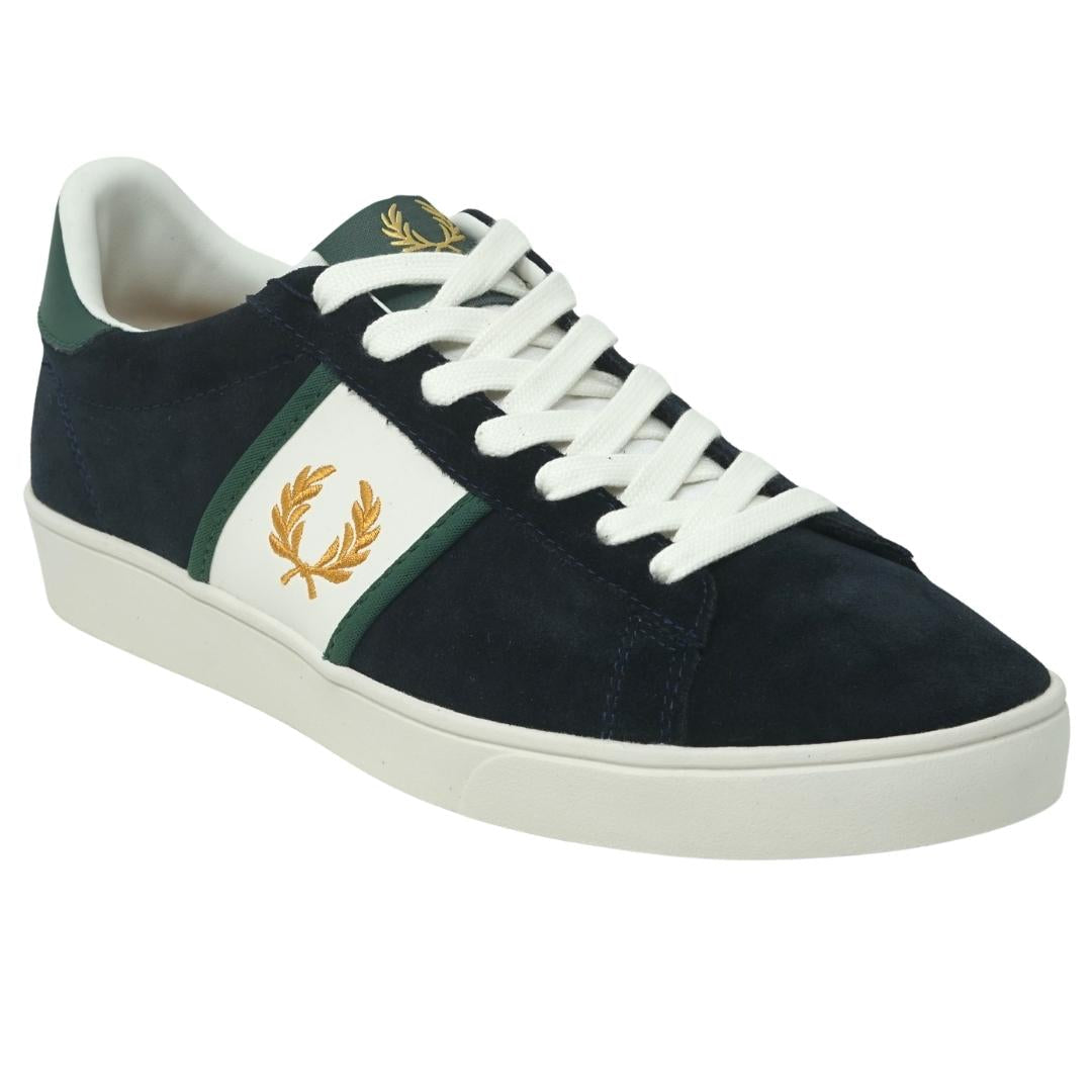 Fred Perry Mens Blue Trainers Fred Perry
