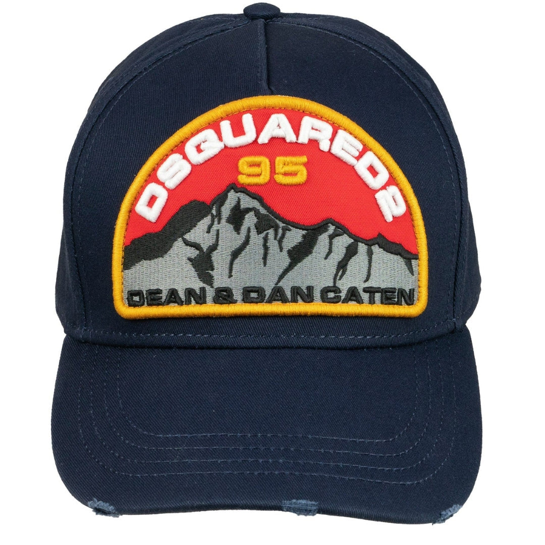 Dsquared2 95 Rocky Mountain Navy Blue Baseball Cap