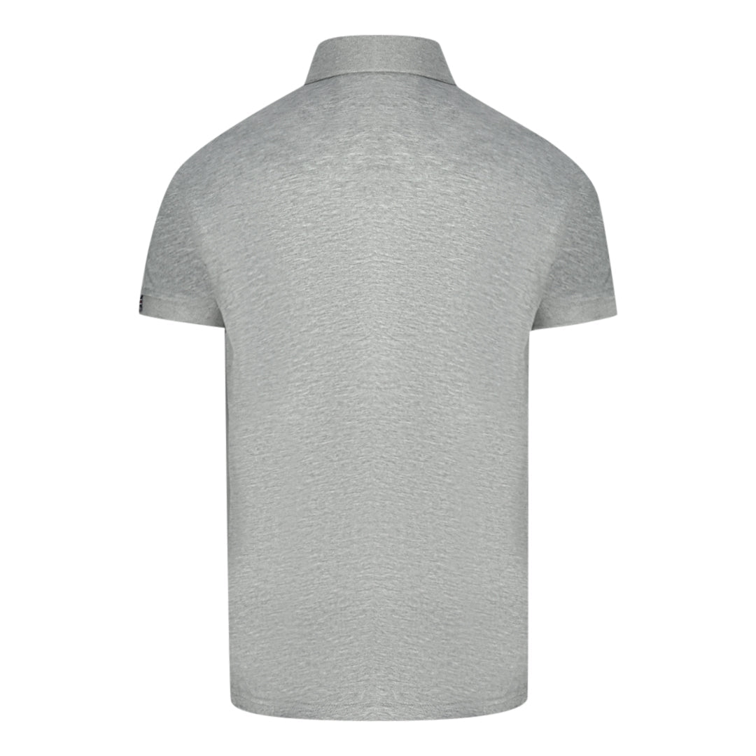 Aquascutum Check Pocket Grey Polo Shirt