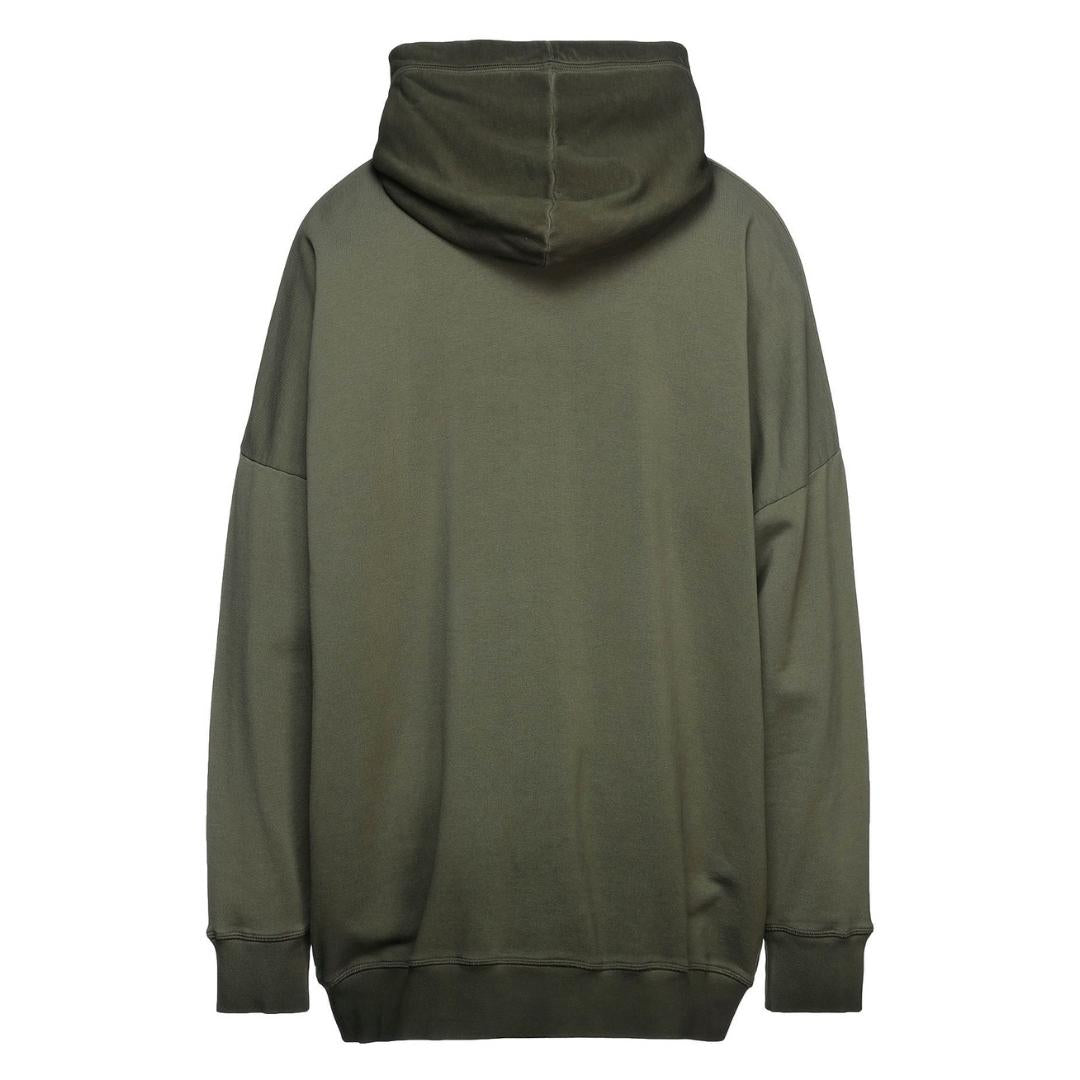 Dsquared2 Born To Be A Fighter Oversize Green Hoodie Dsquared2