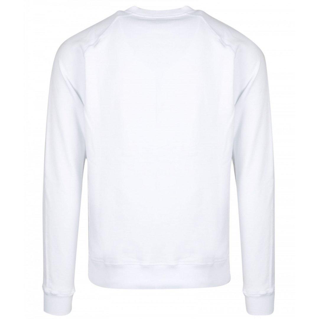 Dsquared2 Classic Raglan Fit S74GU0460 S25030 100 White Sweater Dsquared2