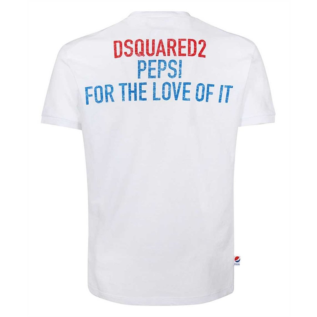 Dsquared2 S78GD0041 S20694 100 White T-Shirt Dsquared2