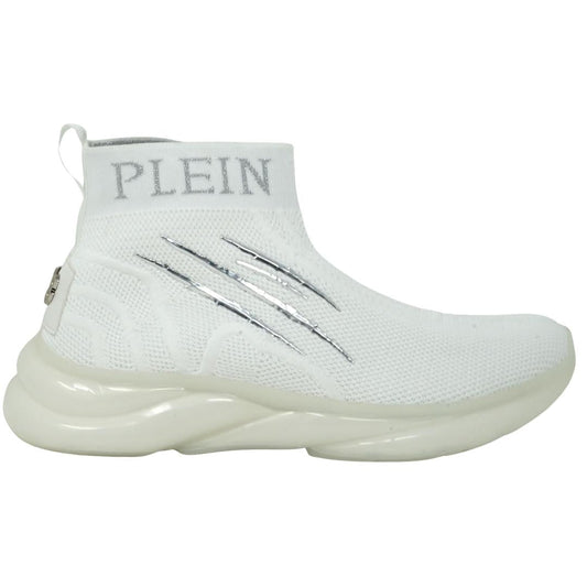 Philipp Plein Sport Hi-Top Sock White Sneakers