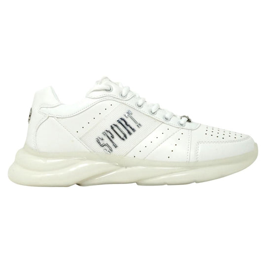 Philipp Plein Sport Low Cut Logo White Sneakers