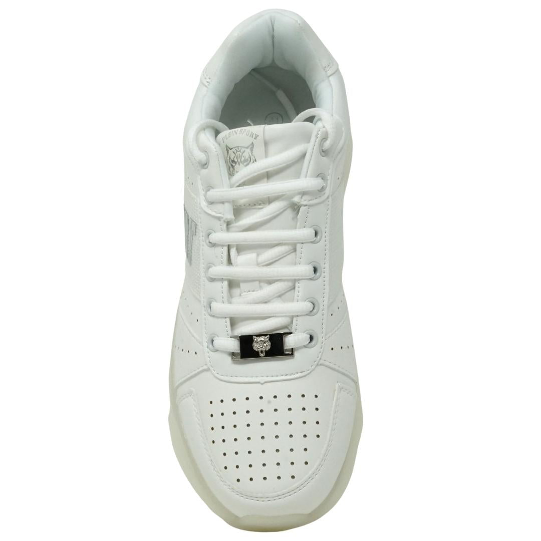 Philipp Plein Sport Low Cut Logo White Sneakers