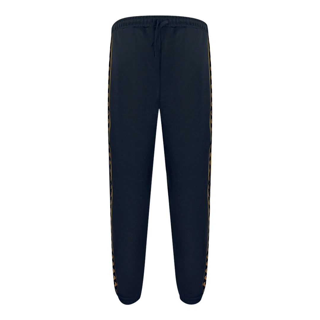 Fred Perry Gold Taped Black Track Pants - XKX LONDON